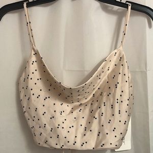 Small American Threads Tie-Up Star Tank Top. NEVER WORN.